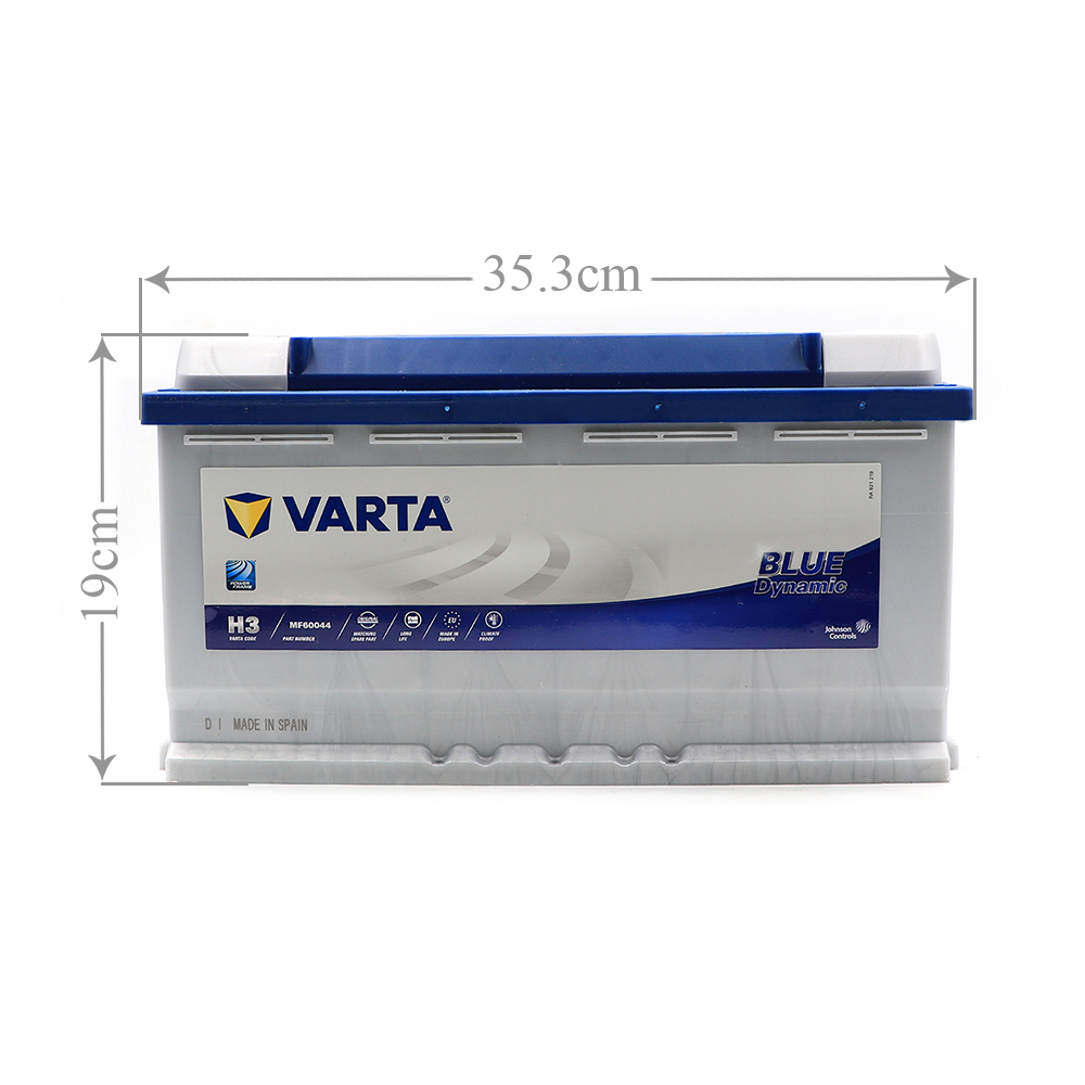 Car Battery, H3 Varta, 12V 100Ah