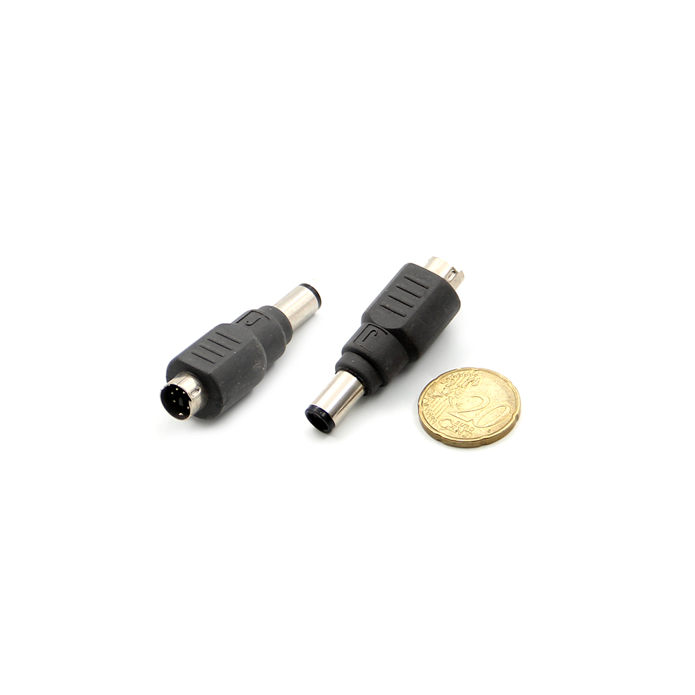 DC Power Adapter | Mini Din 6-Pin - 7.5X5.0x12mm & Pin