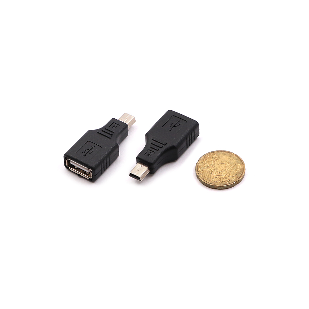 Data Cable Adapter | USB 2.0 | Mini Male - A Female