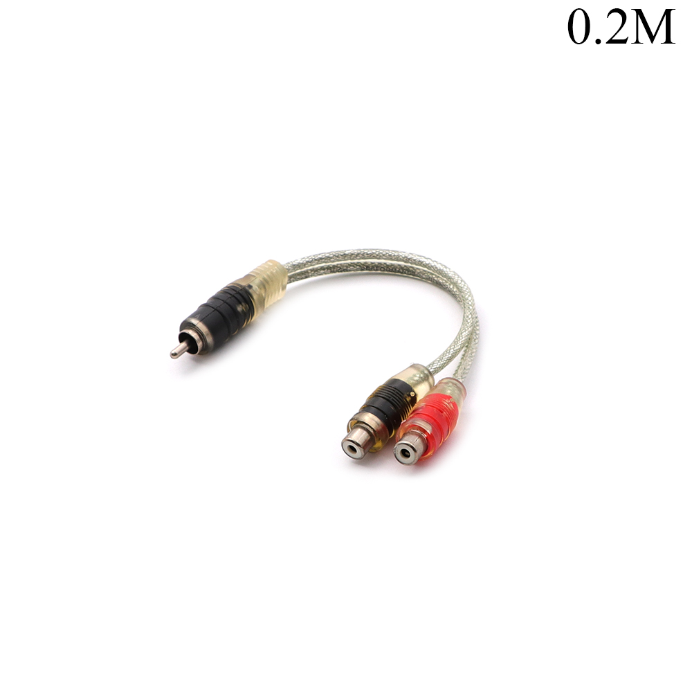 Audio Adapter | RCA | Male - 2x Female | Nickel | 0.2M