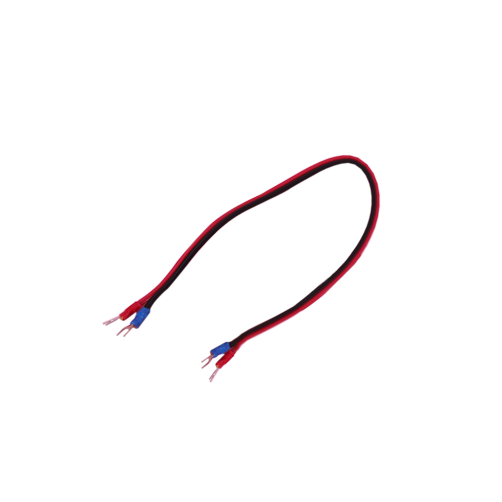 Cable Lugs Insulated | Fork | Closed End Wire | 0.57M | Black & Red