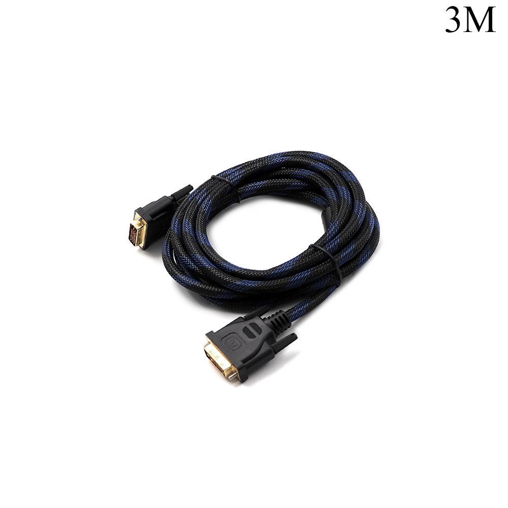 Data Cable | DVI-I 24+4+1 | Male - Male | Dual Link | 3M