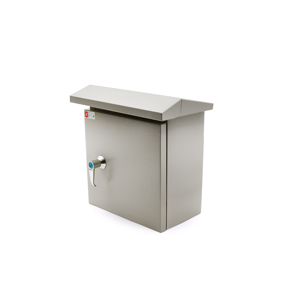 Outdoor Enclosure Box | Metal | 300x250x150mm | Gray