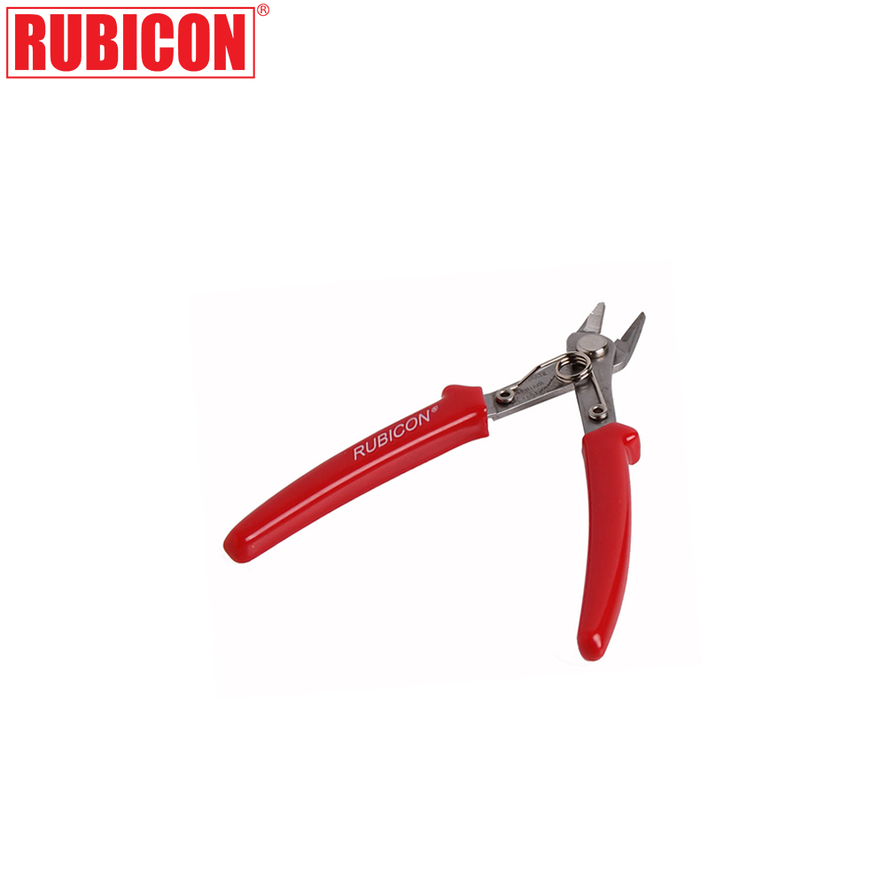 Flat Blade Diagonal Cutter | Spring | Mini Nipper | 5" | Rubicon RSP-23