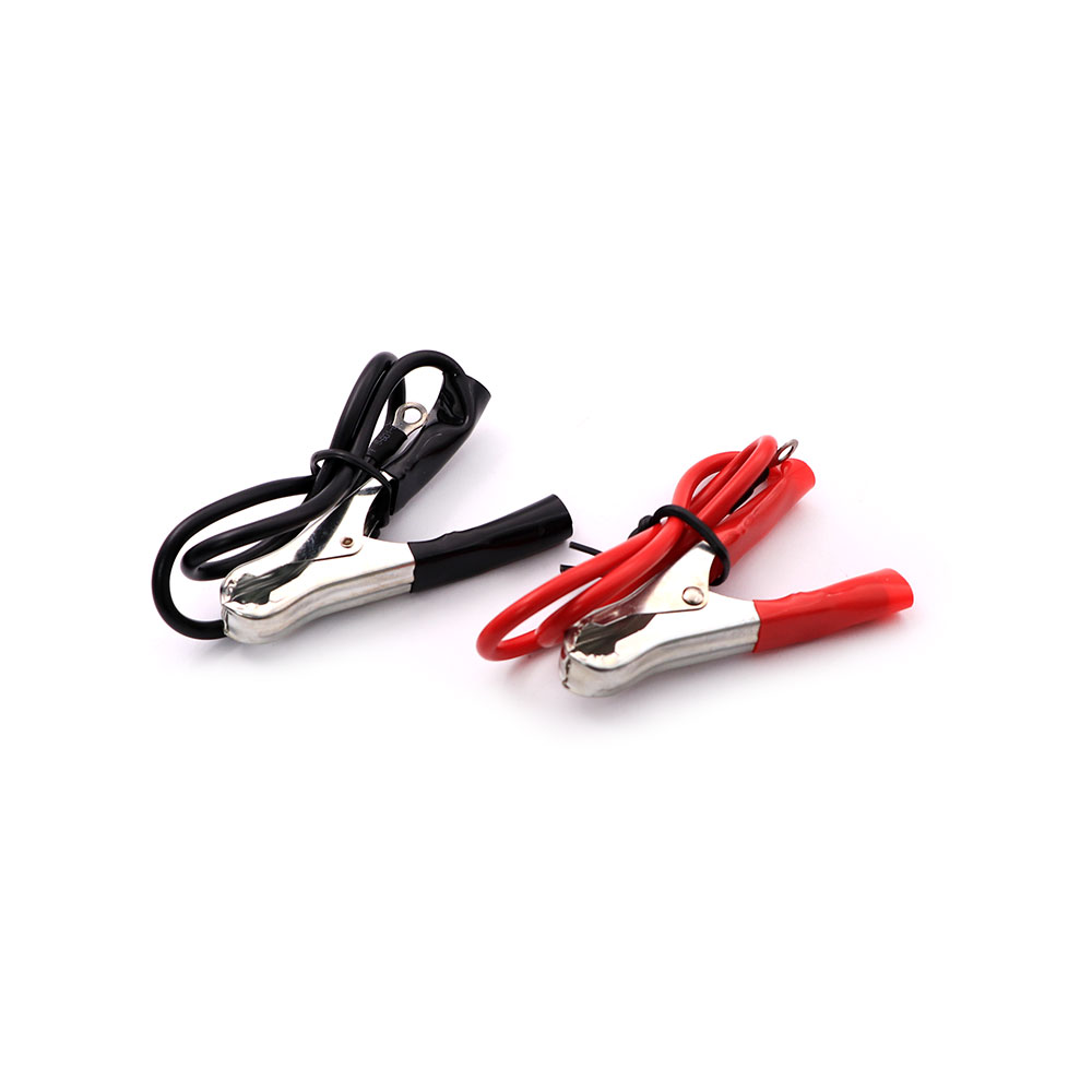 Battery Link Cable | Clip Alligator | 3mm | 0.5M | 2pcs Red & Black