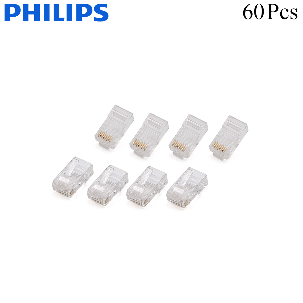 Network Plug | RJ45 CAT5e | 60pcs | Philips