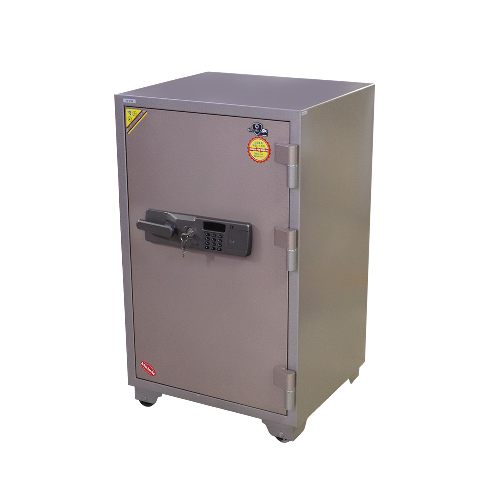 Safe Box | Electronic Key | Fire Resist | 1000x600x530mm | 210Kg | Brown