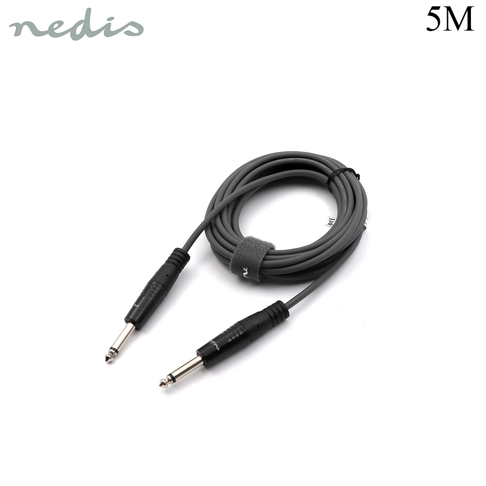 Audio Cable | Jack Mono 6.3mm | Male - Male | 5M | Nedis