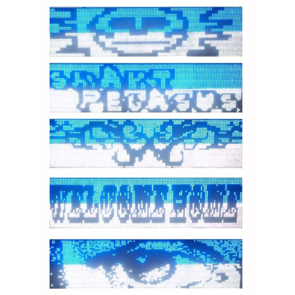 Message Display LED | 2Line | 1.3M | Blue & White | P10 | IP65