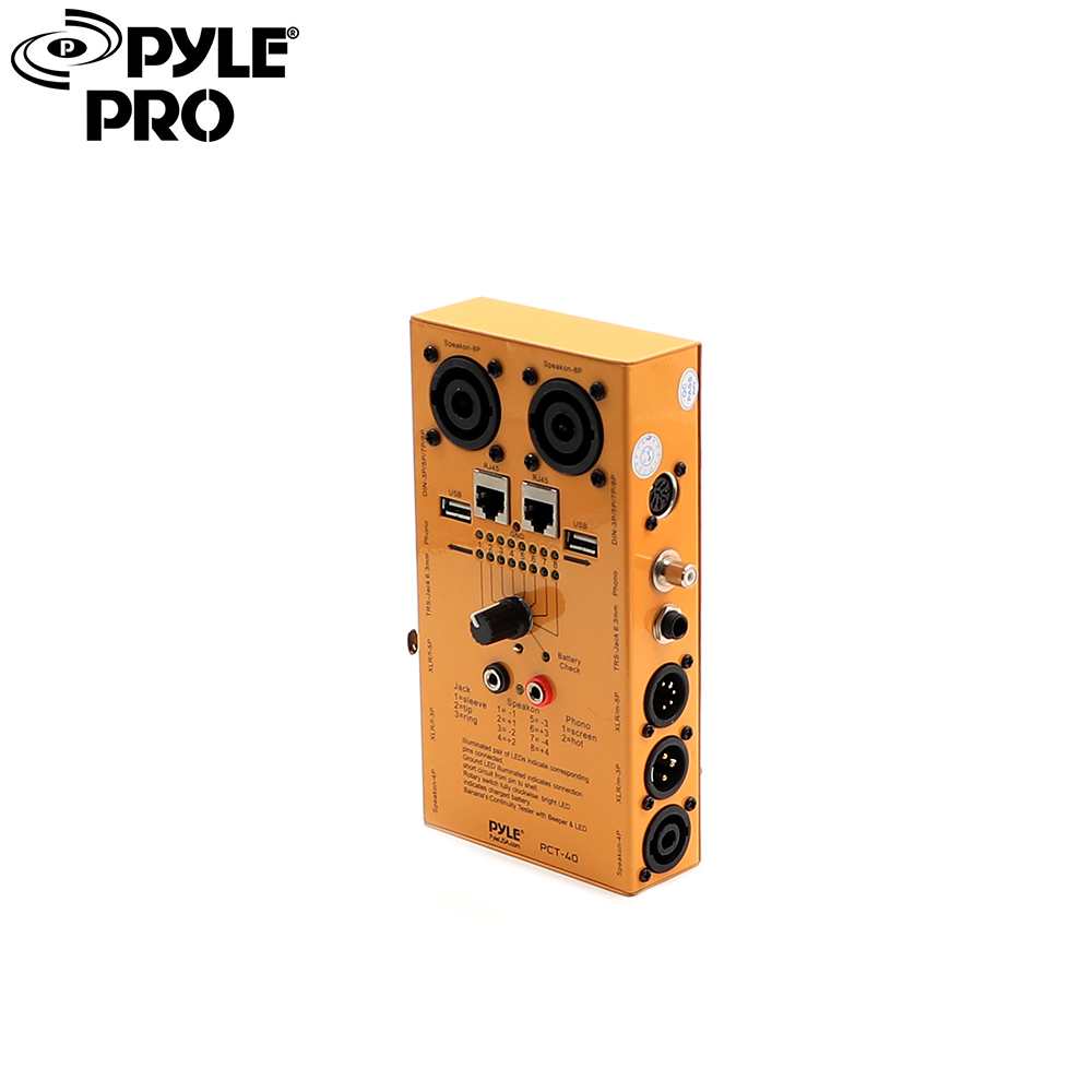 Test Measurement | Audio Cable Tester | Pyle Pro PCT-40