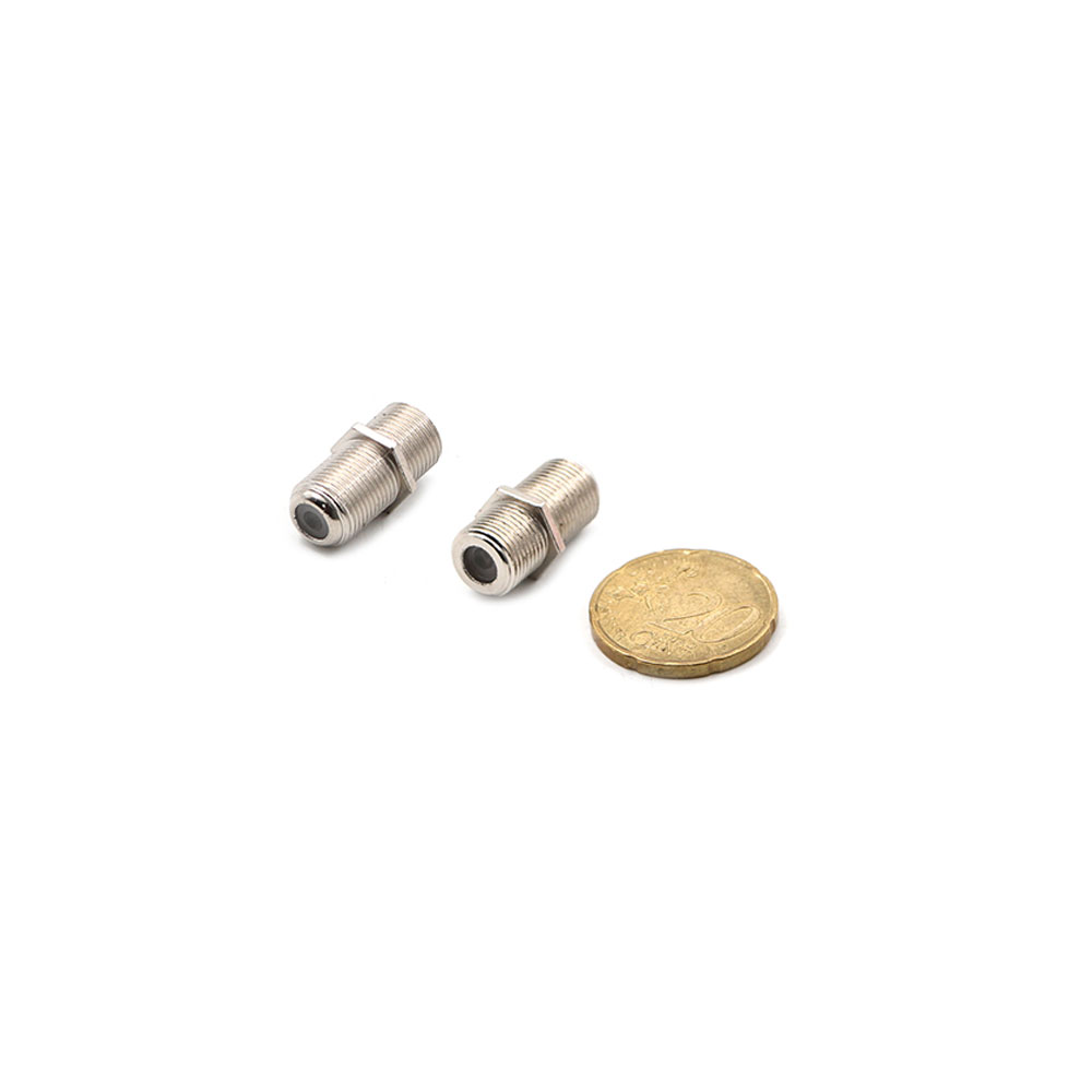 Coaxial Adapter | F-Type Female - Female | Coupler | HQ