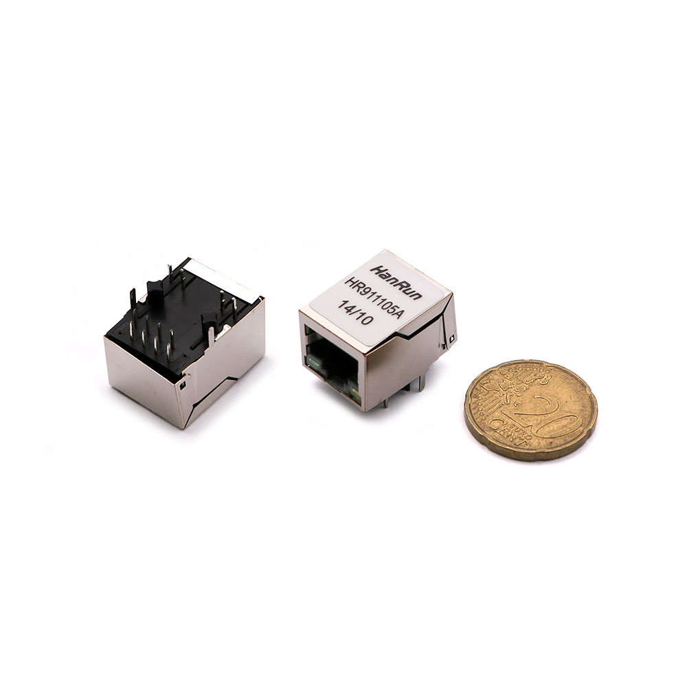 Ethernet Plug | Magnetic Module & LED | Sheild | HR911105A