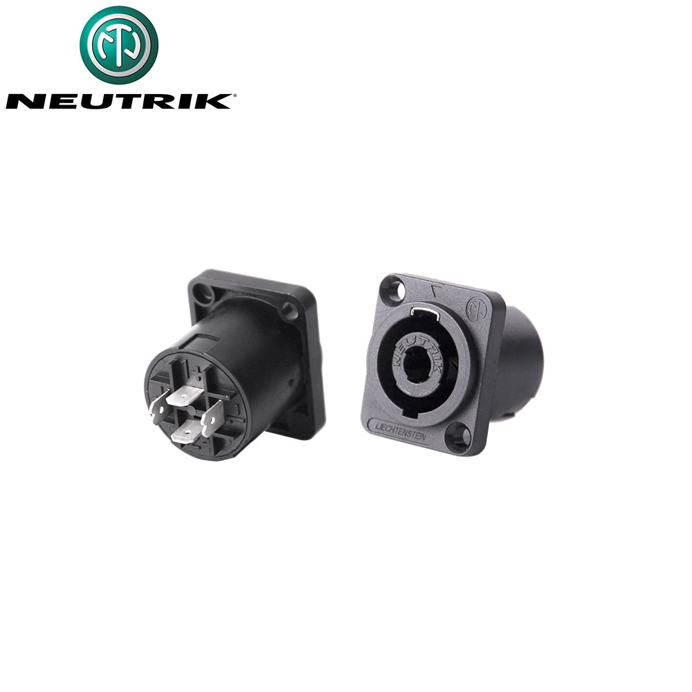 Audio Connector | Speakon 4-Pin Female | Chassis Mount | Neutrik