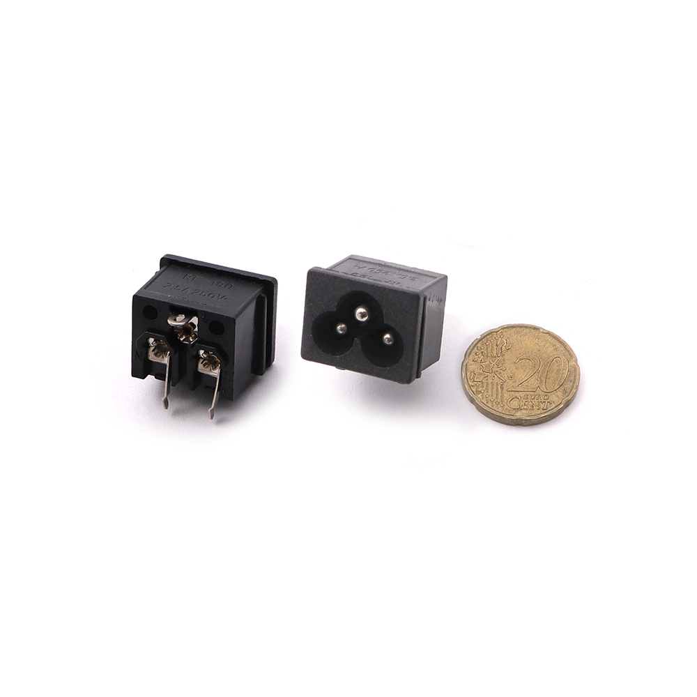 Power Connector | AC | C6 | PCB Mount