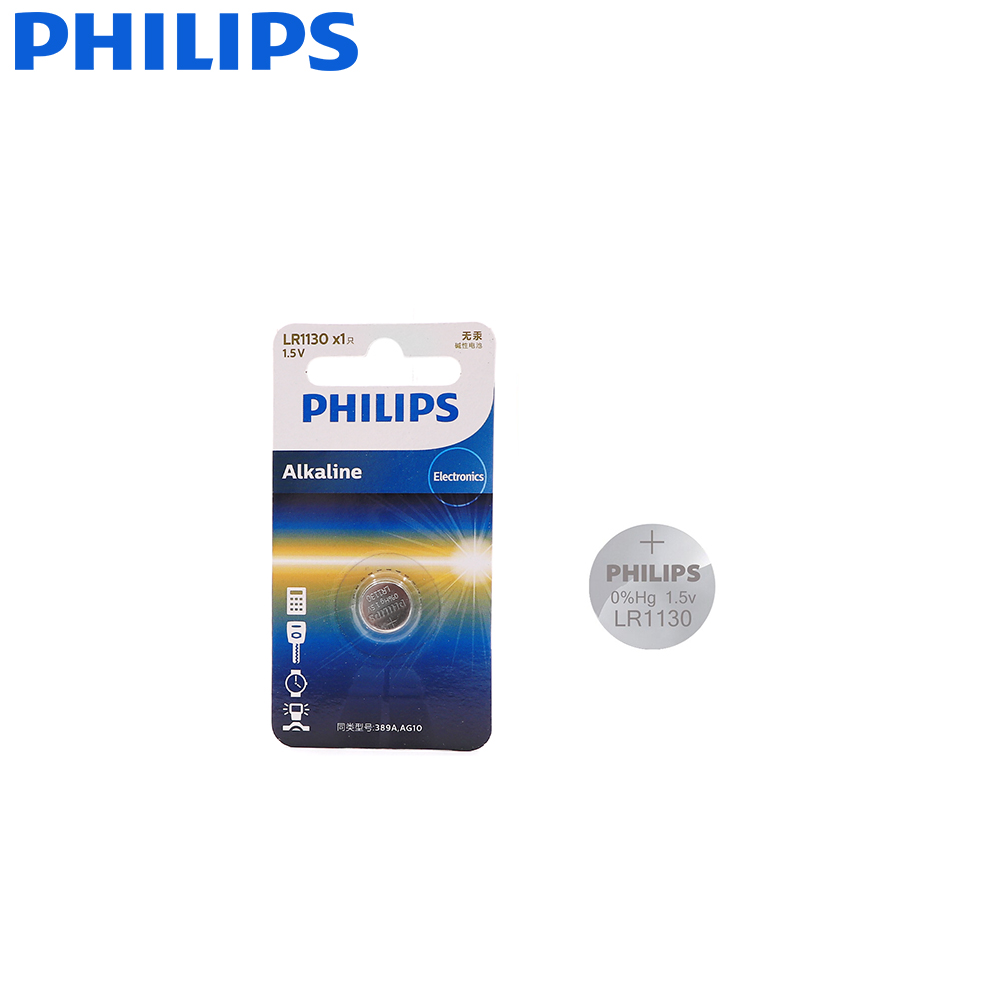 Alkaline Coin Battery | AG10 1.5V | Philips