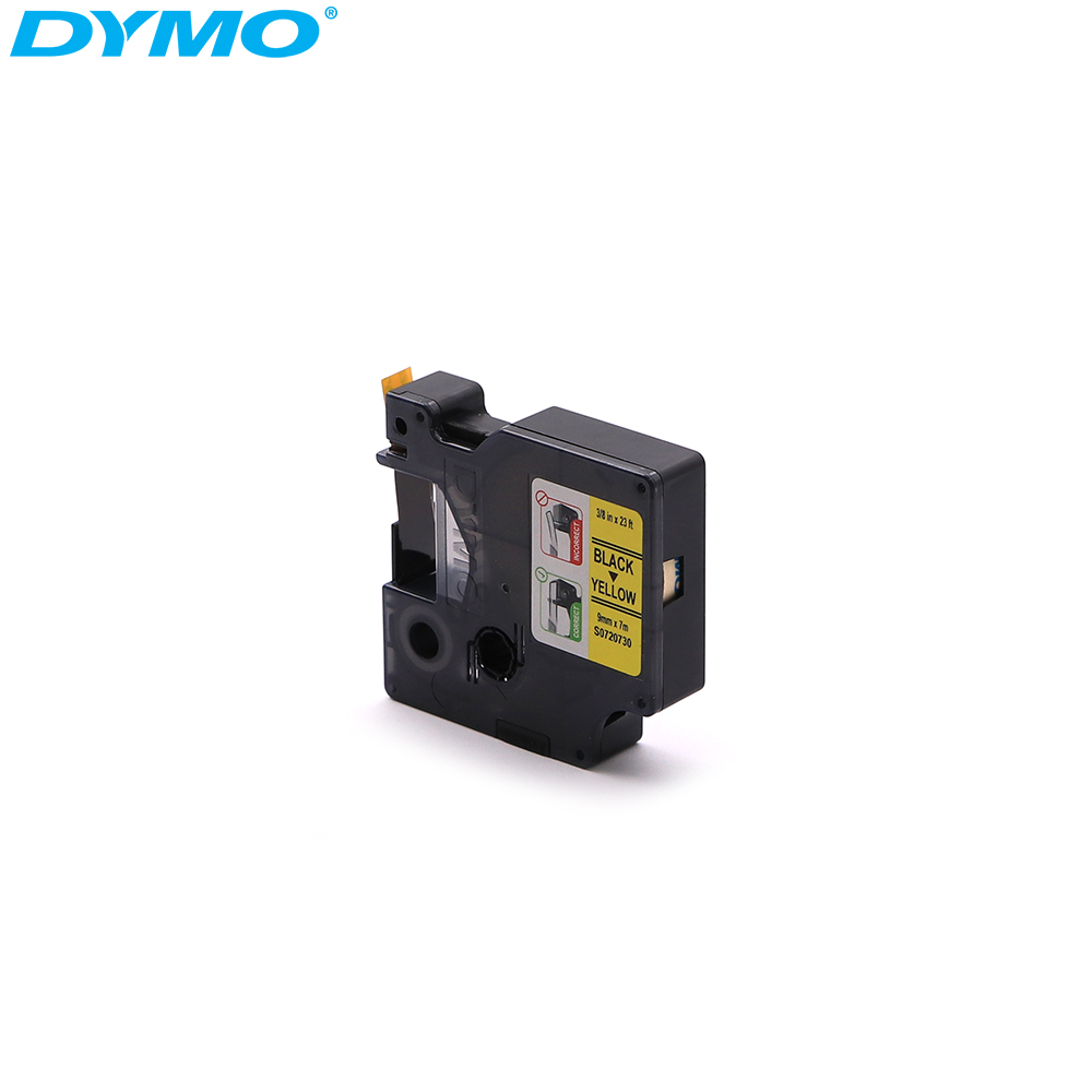 Printer Label | Handheld | Cartridge | Yellow | D1 9mm | Dymo