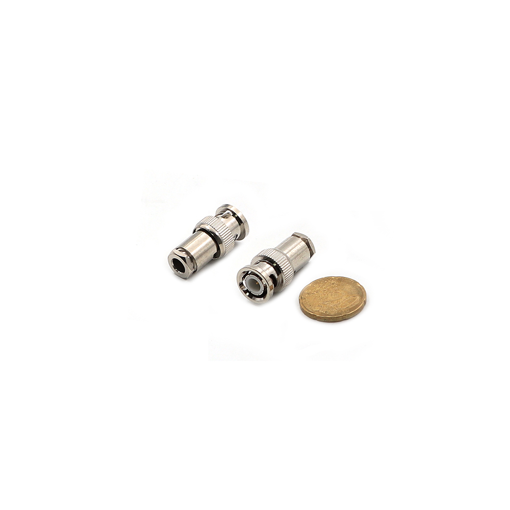 Coaxial Connector | BNC Male | RG-58 | Cable Mount | HQ