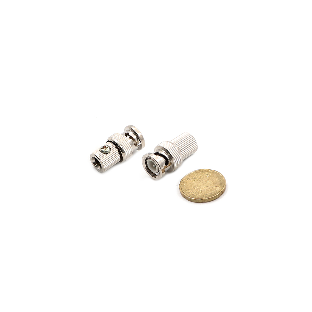 Coaxial Connector | BNC Male | RG-58 | Cable Mount | Screw