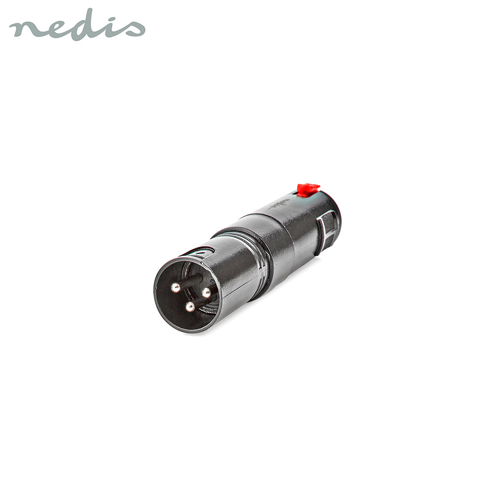 Audio Adapter | XLR 3-Pin | Male - Jack Stereo Female 6.3mm | Nedis