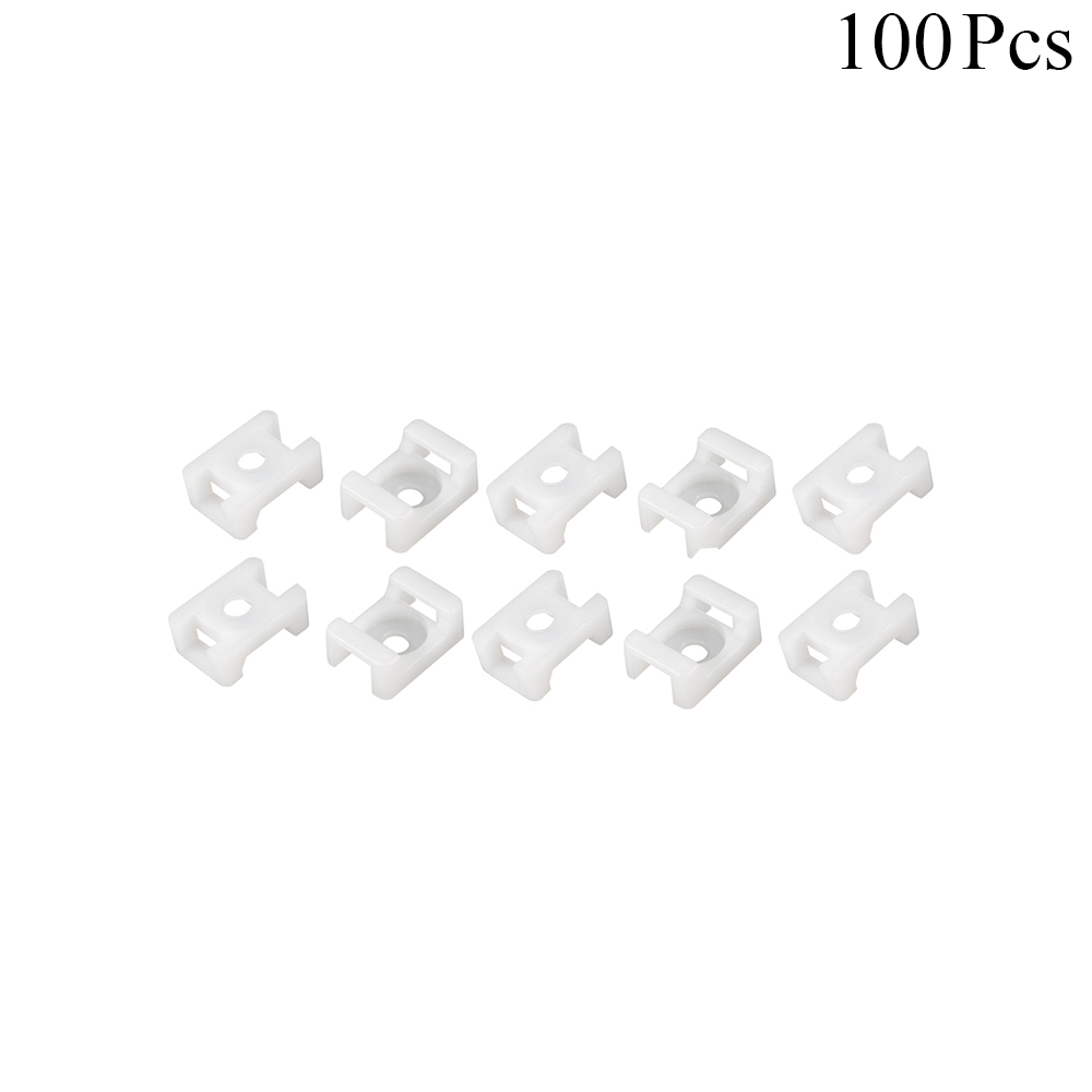 Cable Tie Holder | Screw Mount | 5mm | 100pcs