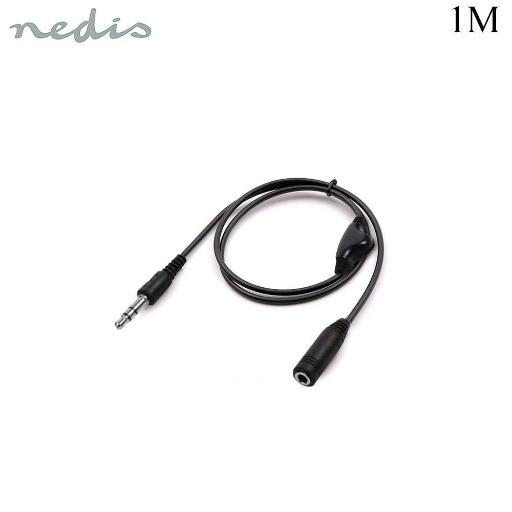 Audio Cable | Jack Stereo 3.5mm | Male - Female| 1M | Nedis