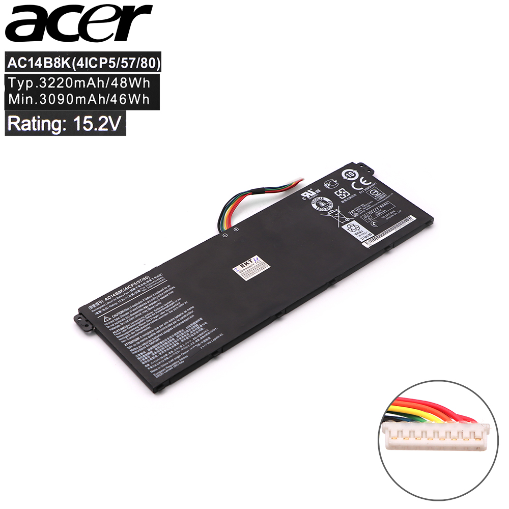 Laptop Battery | 17.2V 3.9Ah | Compatible With Acer AC14B8K | ORG