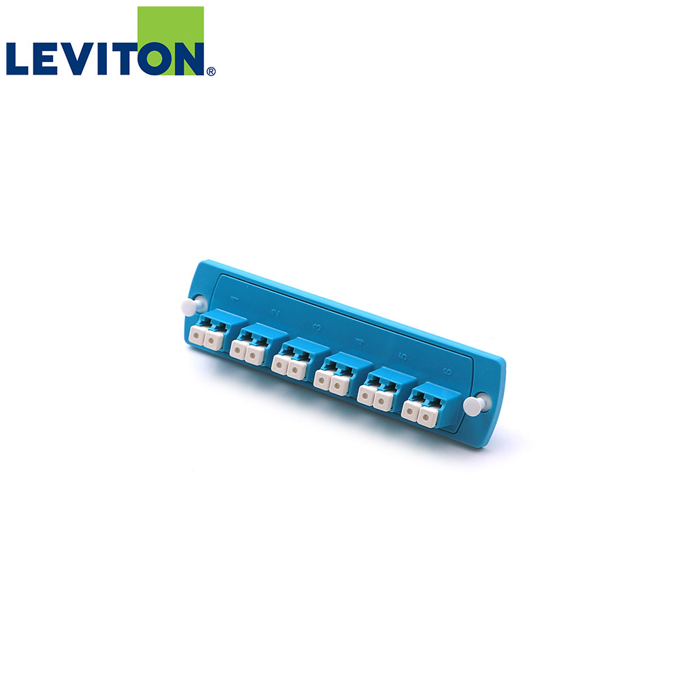 Optical Adapter Plates | 12x LC OM3 | Multimode | Leviton SAN160