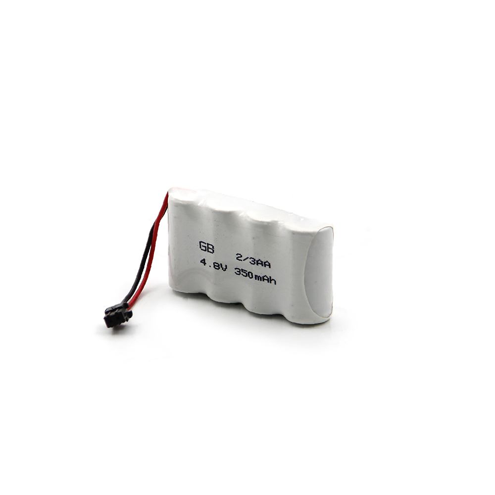Nickel Cadmium Battery | Ni-Cd Rechargeble | 2/3AAx4 Pack | 4.8V 350mA | GB
