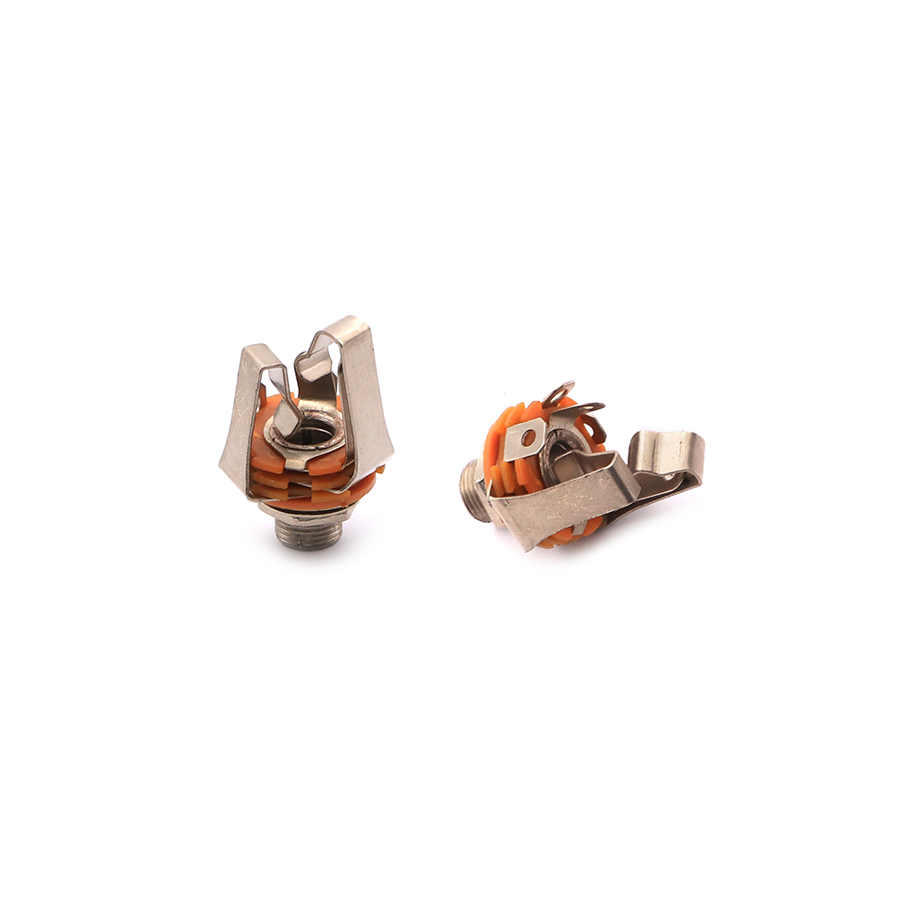 Audio Socket | Jack Mono Female 6.3mm | 2-Pole | Metal | Chassis Mount