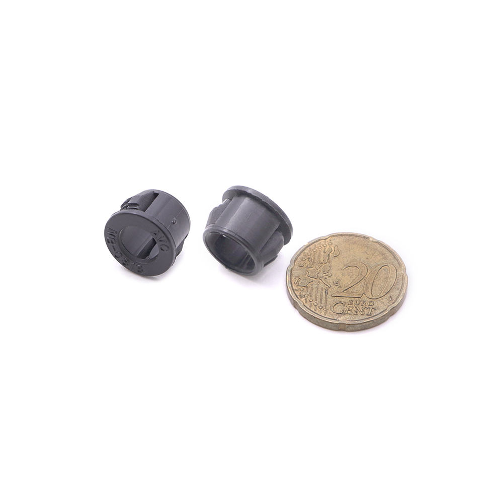 Snap Bushing, Plastic, Black