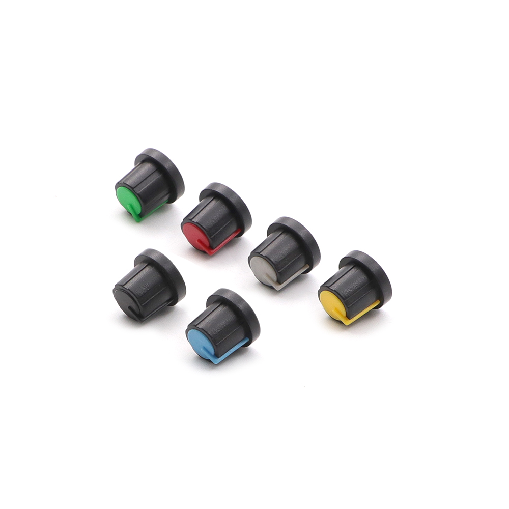 Potentiometer Knob | 15x17mm - 5mm | Color | Black Body