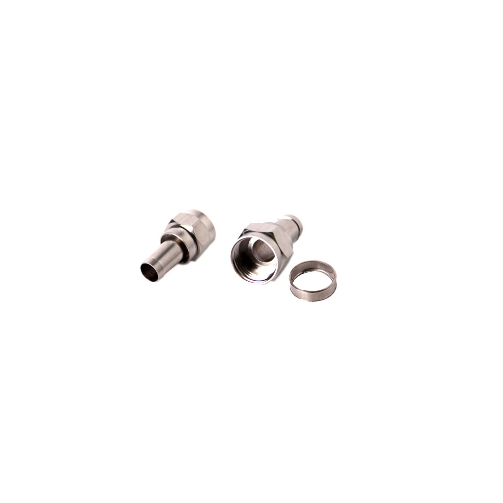 Coaxial Connector | F-Type Male | RG-58 | Cable Mount | Crimping