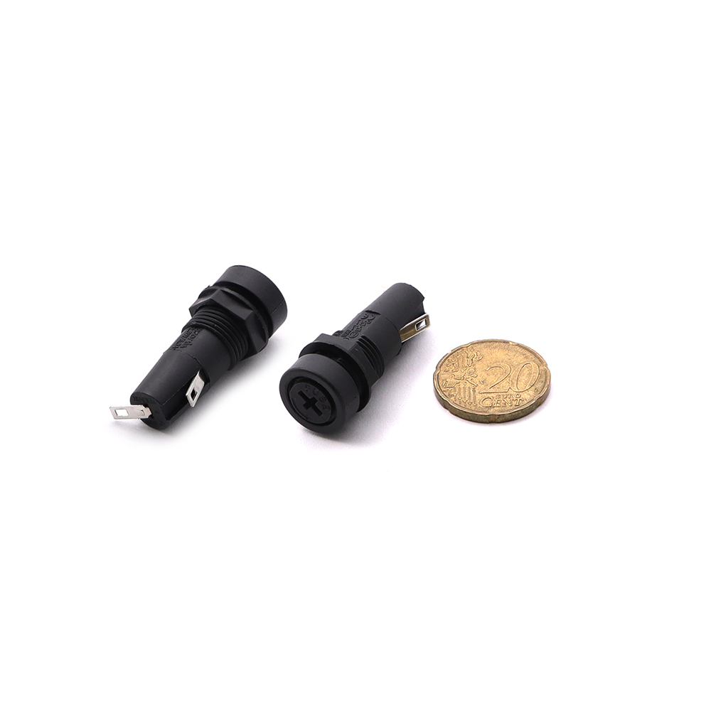 Fuse Holder | 20mm | Slotted Cap | Chassis Mount