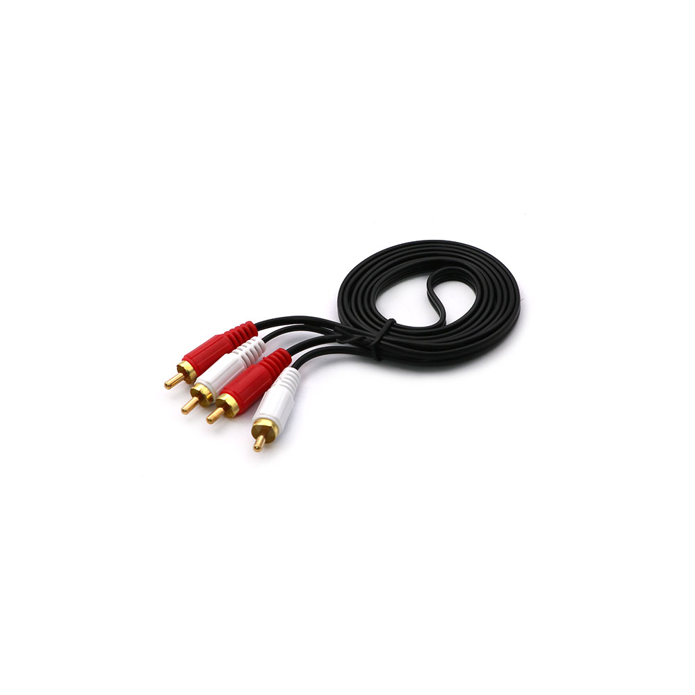 Audio Cable | 2x RCA | Male - Male | Gold | 1.5M 