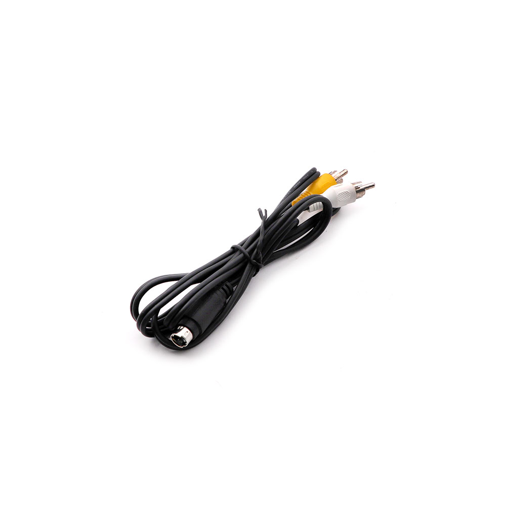 Video Cable | Mini Din Male 4-Pin - 2x RCA Male | 2M