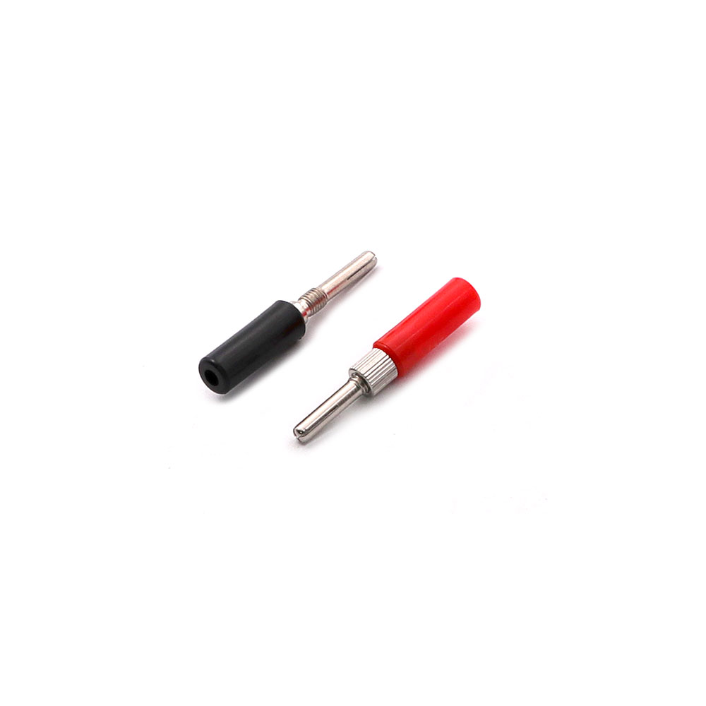 Terminal Plug | Banana Male | 4mm | Red & Black | HQ | 1