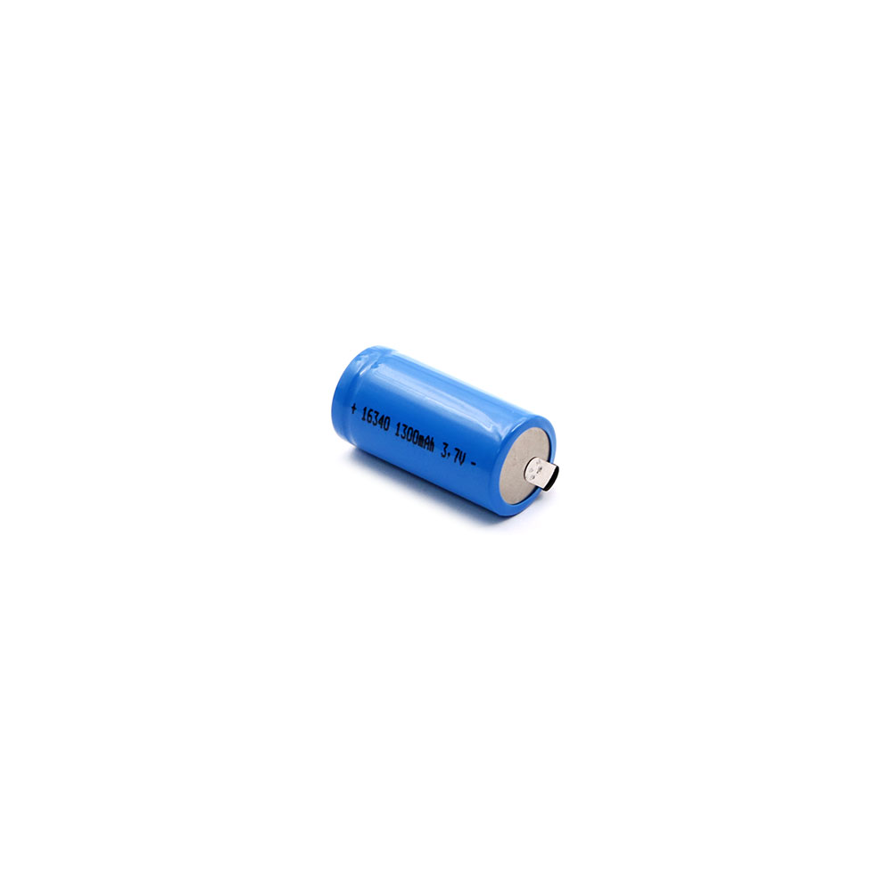 Lithium-Ion Battery | 3.7V 1000mAh | 16340 | Solder Tag