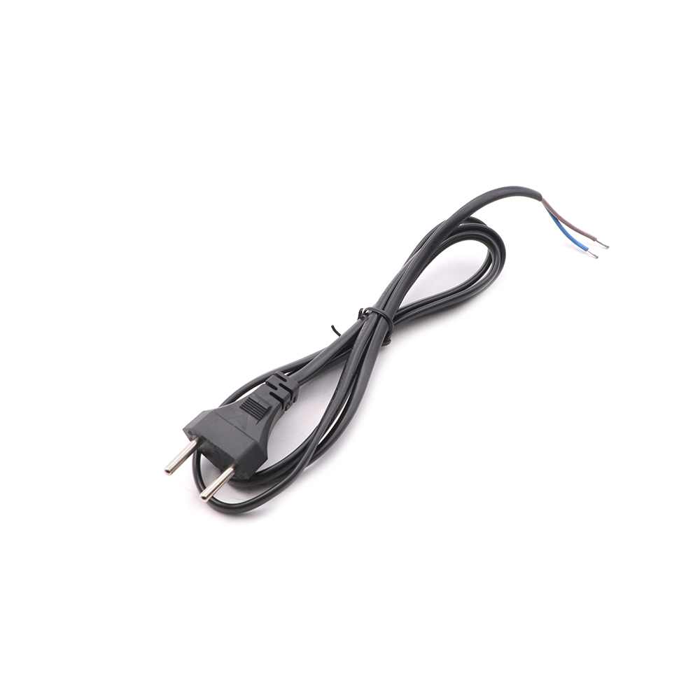 Power Cable | EU Plug - Open Cable End | 2x0.75mm | 1.5M