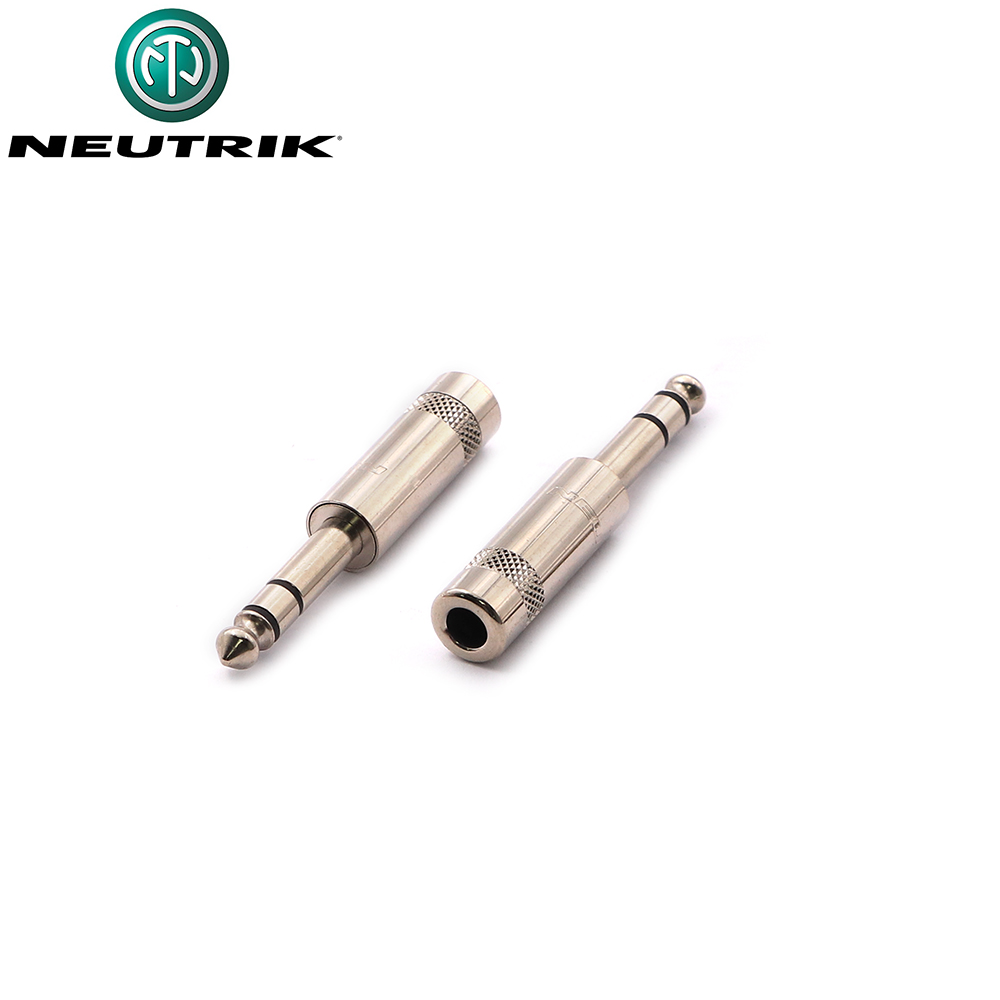 Audio Connector | Jack Stereo Male 6.3mm | Cable Mount | Neutrik | Silver