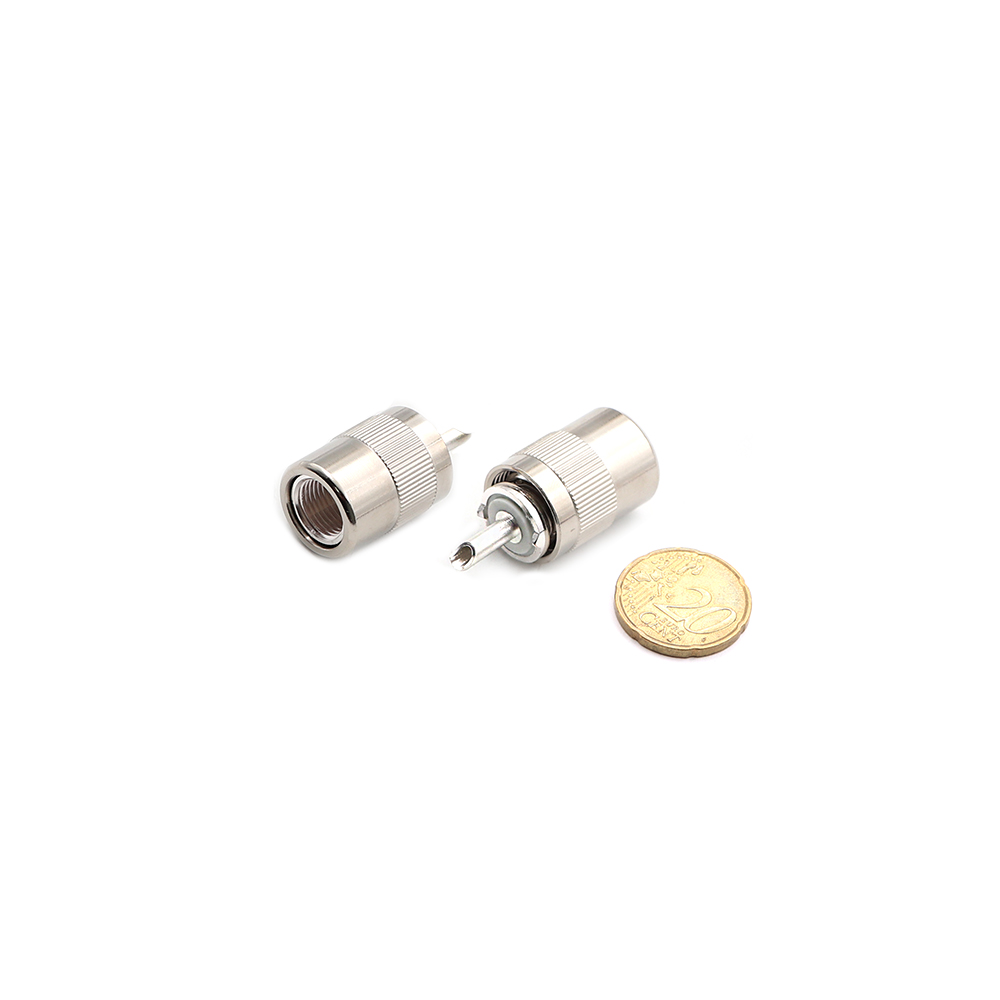 Coaxial Connector | UHF Male | RG-213 | Cable Mount | HQ