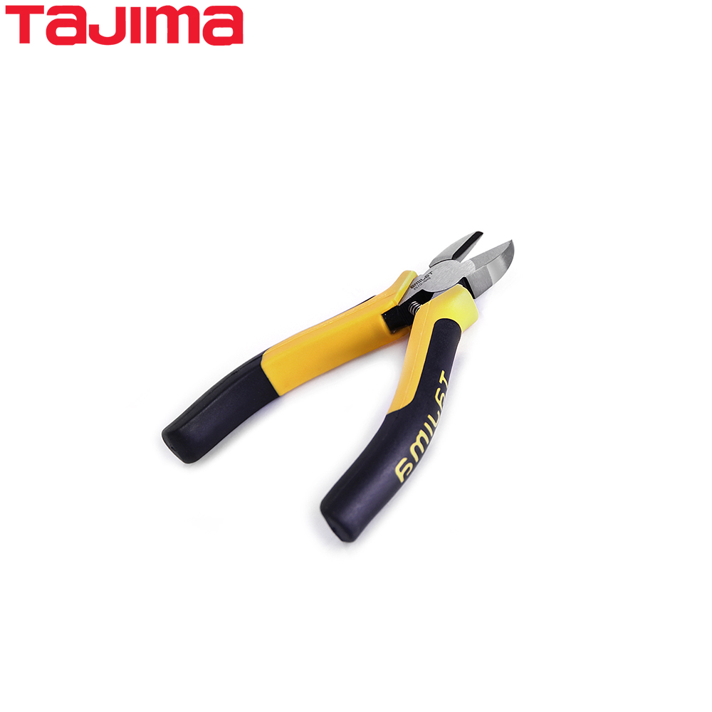 Flat Blade Diagonal Cutter | Spring | 5" | Tajima - SHP-D125