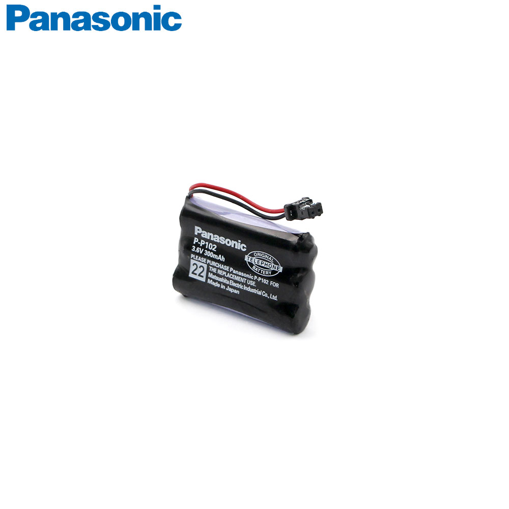 Nickel Metal Hydride Battery | Cordless Phone | 3.6V 300mA | P-P102 | Panasonic