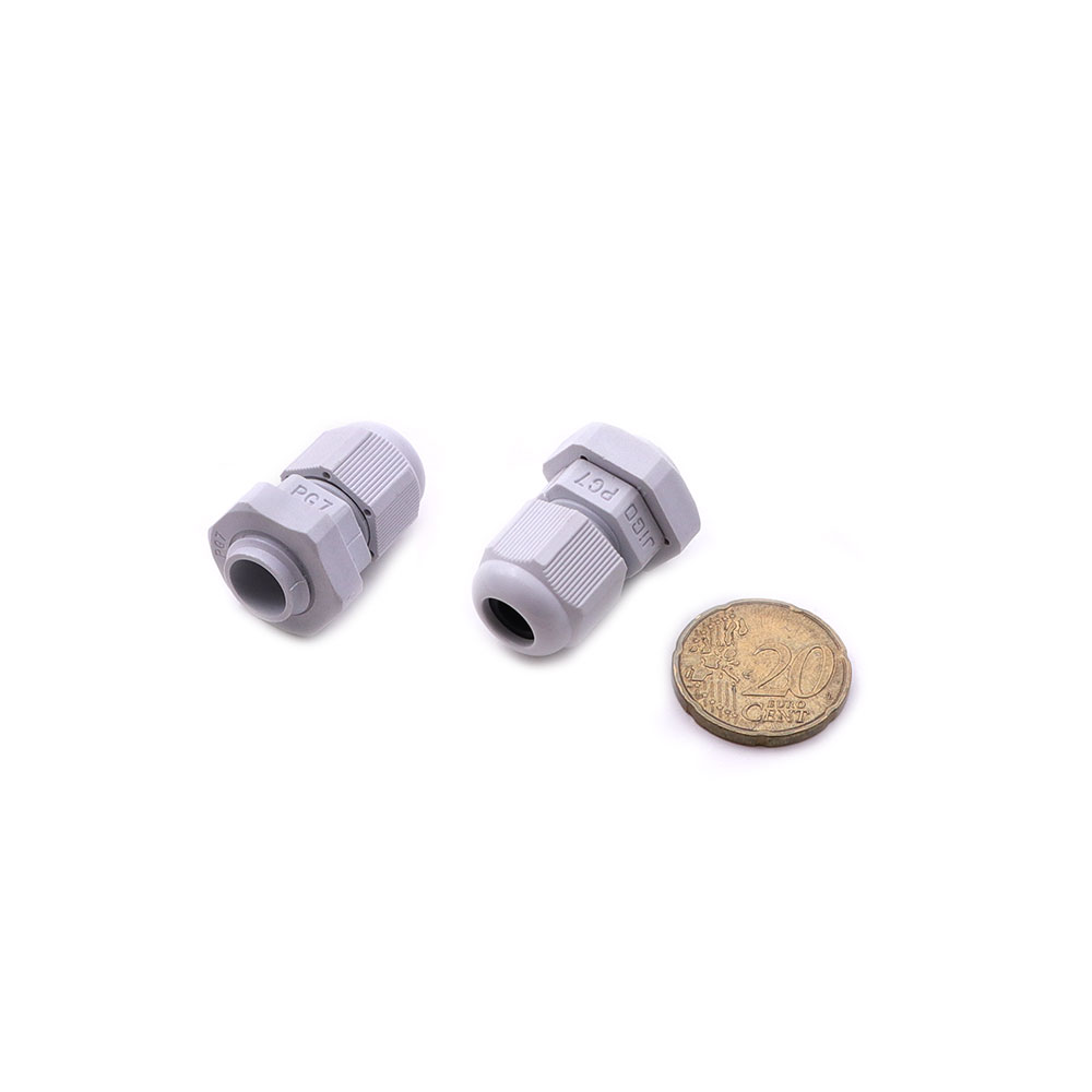 Plastic Cable Connector| PG7 | Waterproof | 3~7mm | White