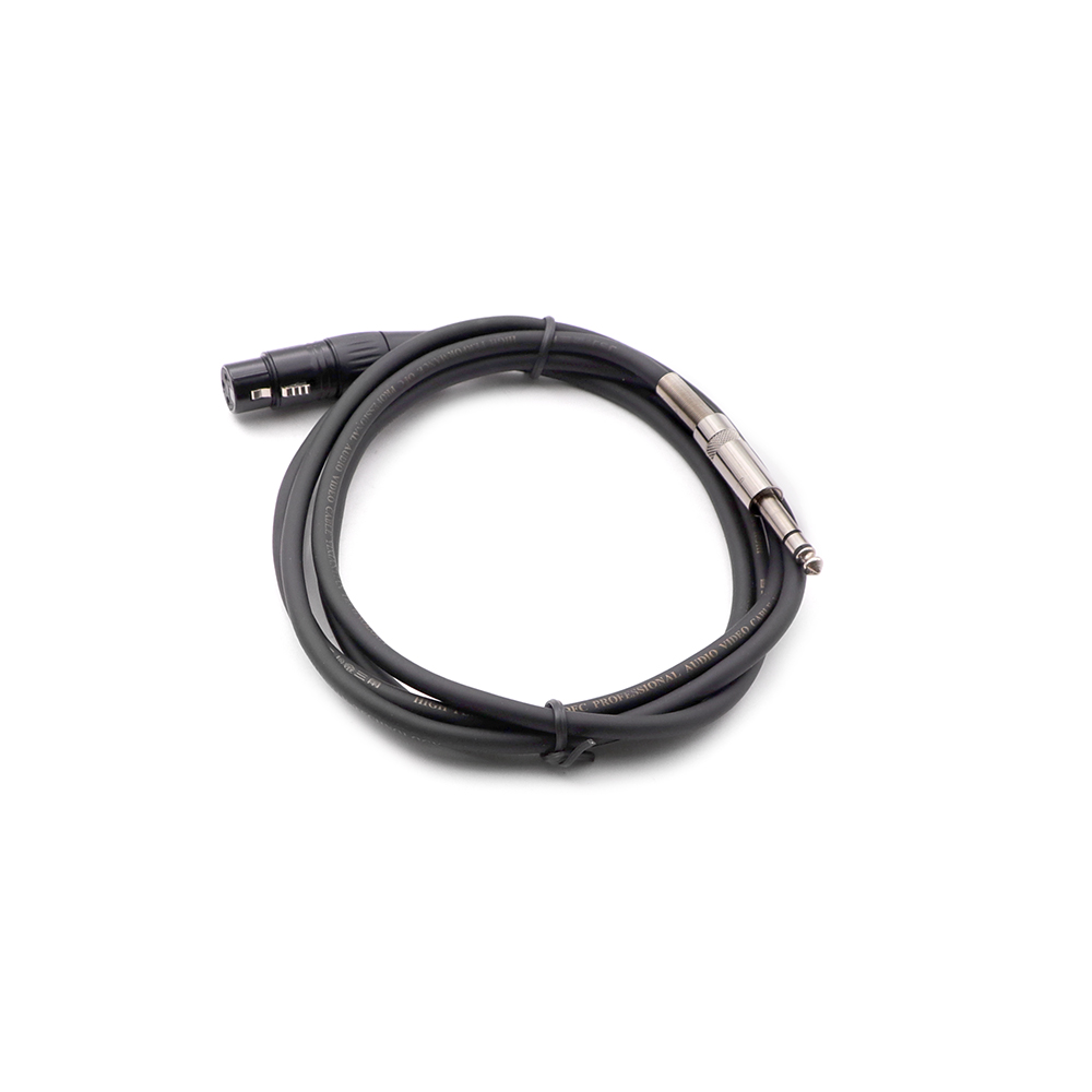 Audio Cable | XLR 3-Pin Female - Jack Stereo Male 6.3mm | 2M