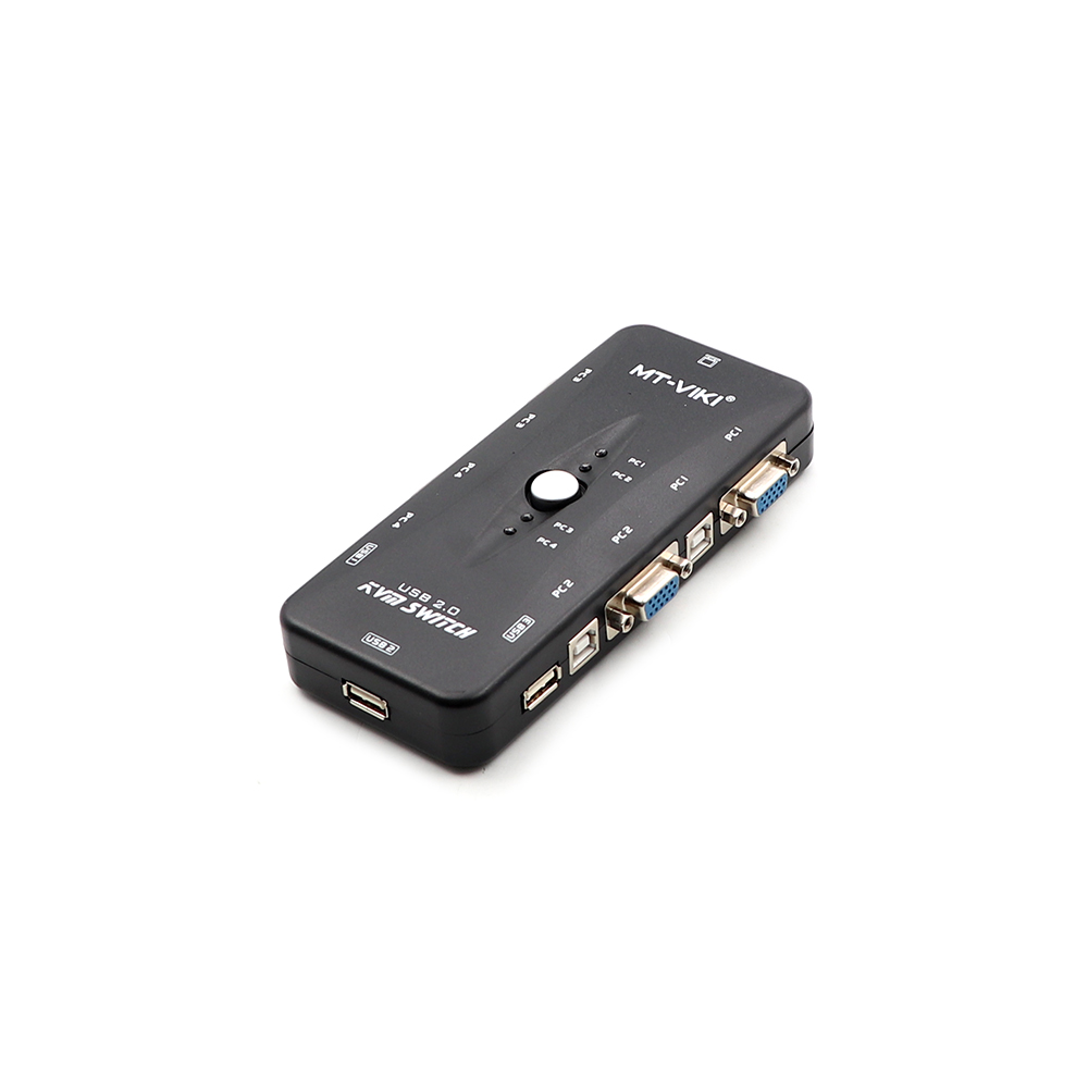KVM Switch | 4x USB & VGA | Manual Selector | MT-401UK