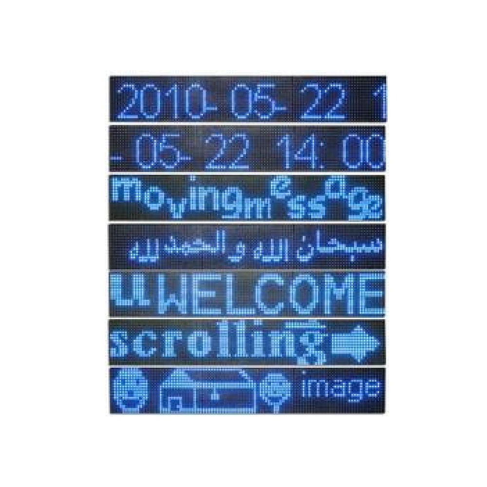 Message Display LED | 1Line | 1M | Blue | P10 | IP65