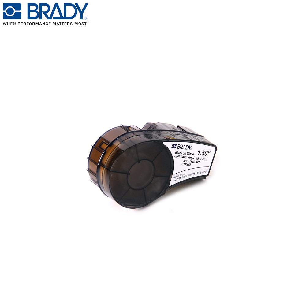 Printer Label | Handheld | Cartridge | B & W | Self-Laminating | Brady M21-1500-427