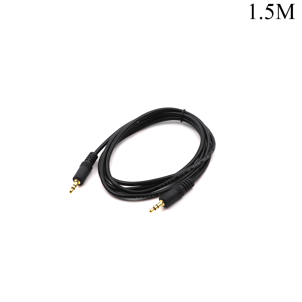 Audio Cable | Jack Stereo 3.5mm | Male - Male | Gold | 1.5M