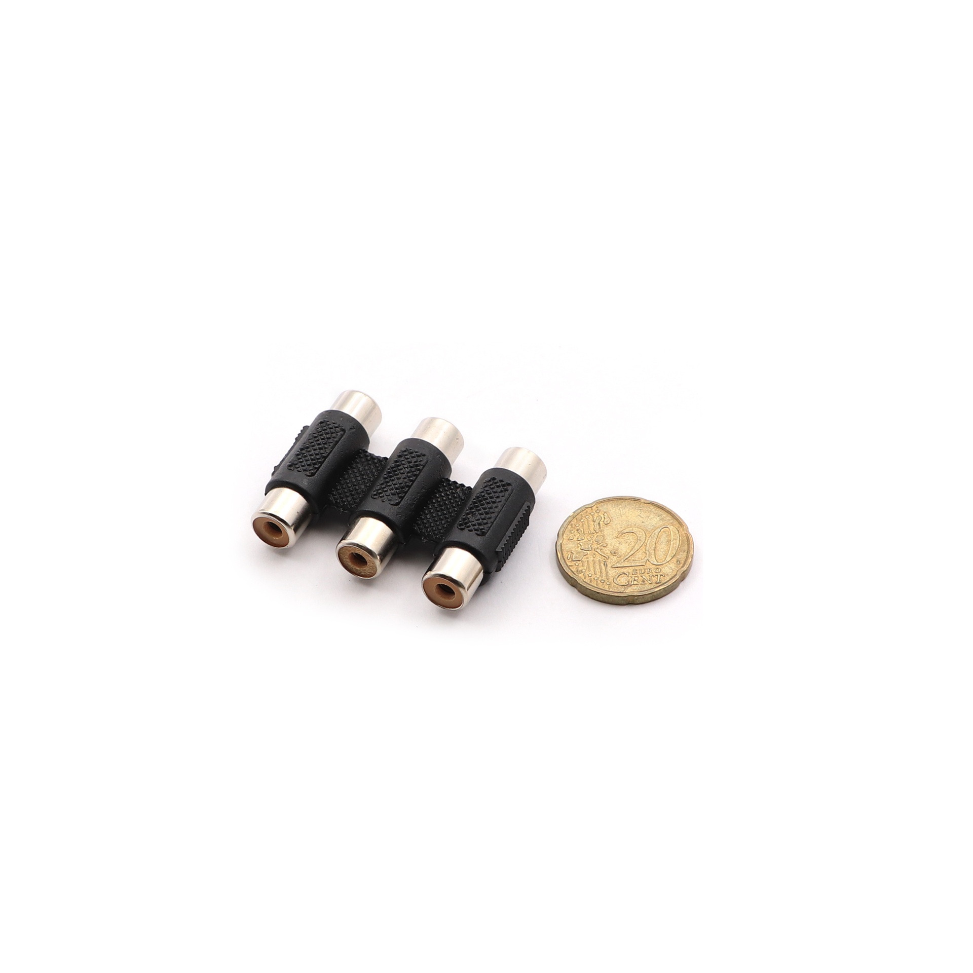 Audio Video Adapter | 3x RCA | Female - Female | Coupler