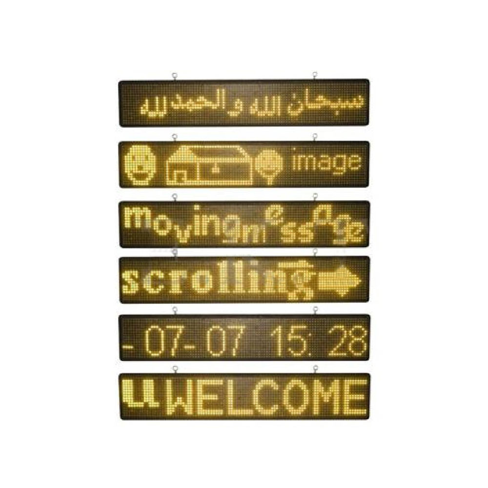 Message Display LED | 1Line | 1M | Yellow | P10 | IP51